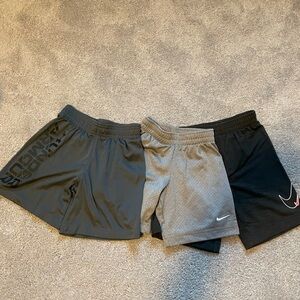 3 PACK- Nike/Under Armour shorts